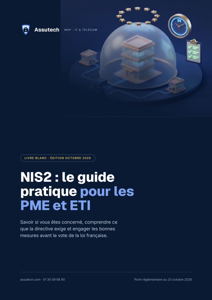 Couverture du livre blanc « NIS2 : le guide pratique pour les PME et ETI »